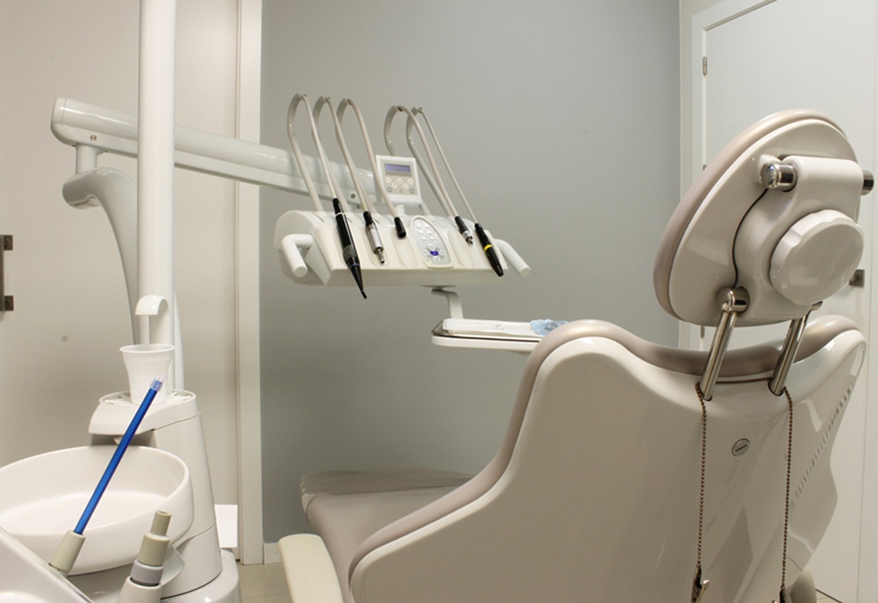 Dental chair ready for a checkup